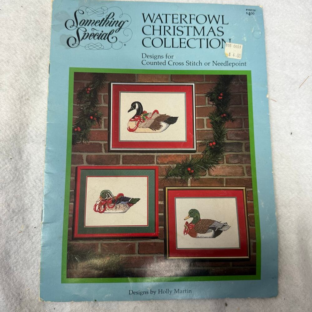 Something Special Christmas Ducks Counted Cross Stitch Needlepoint Designs